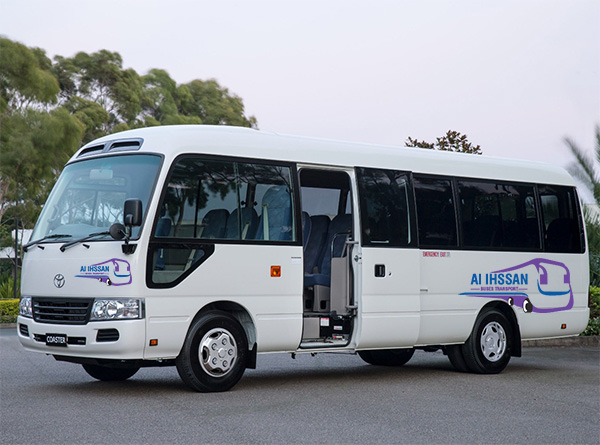 22 seater bus for rent Ajman