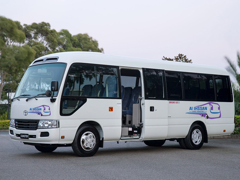 coaster bus rental Sharjah