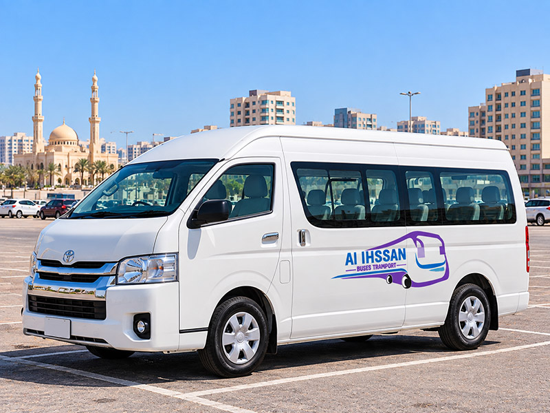10 seater Toyota Hiace van in Ajman