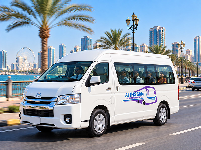 10 seater van rental in Sharjah