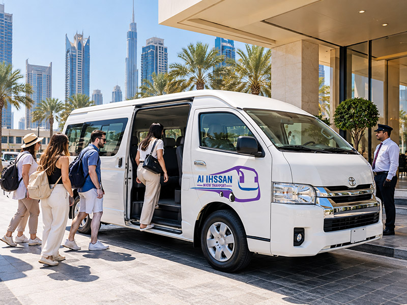 10 Seater Hiace For Rent Dubai & Sharjah