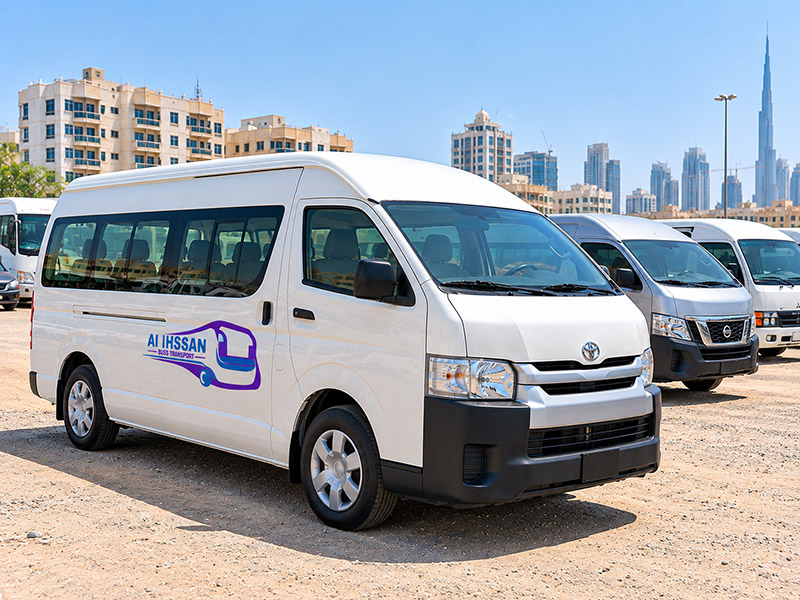 15 Seater Van For Rent Sharjah & Dubai