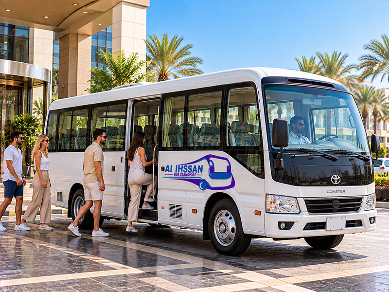 22 Seater Coaster Bus Rental Sharjah & Dubai