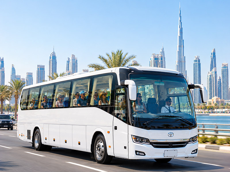30-34 Seater Bus for Rent in UAE