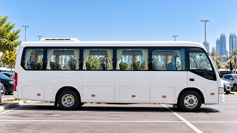 34 seater bus available for group hire on the east coast