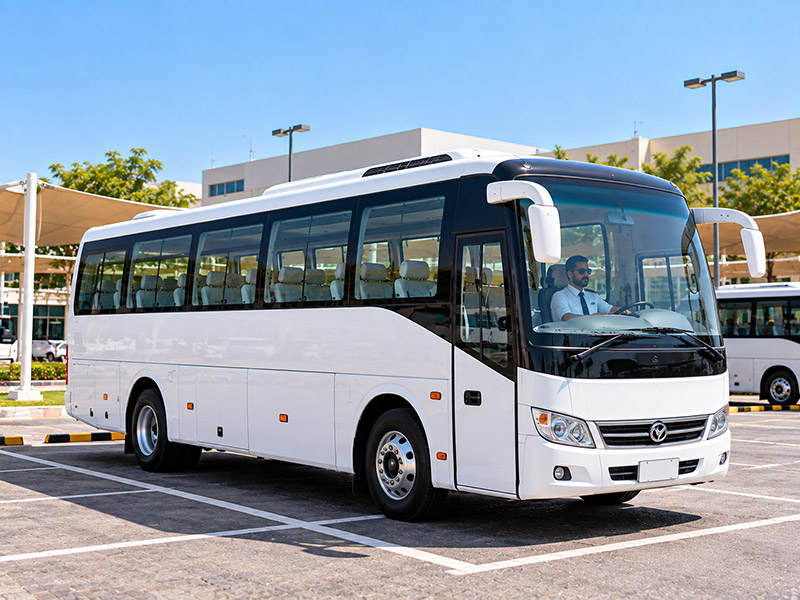 34 seater bus with driver