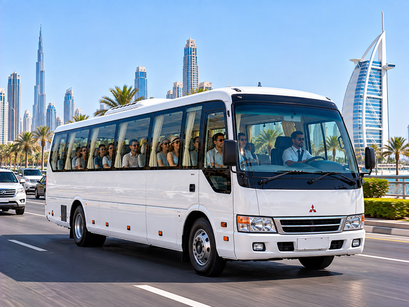 34 seater bus available for hire with a driver