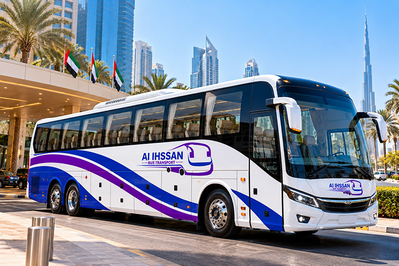 50-53 Seater Luxury Bus Rental Dubai