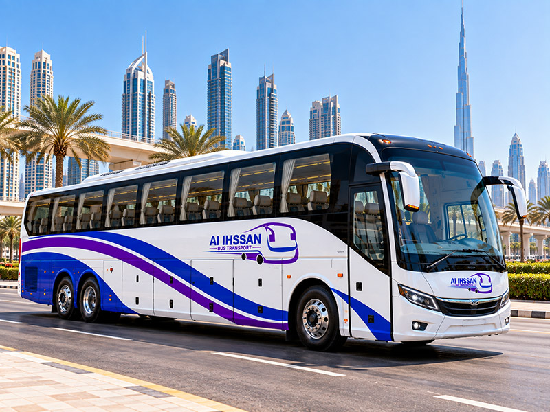 60 Seater Bus For Rent in Dubai & Sharjah