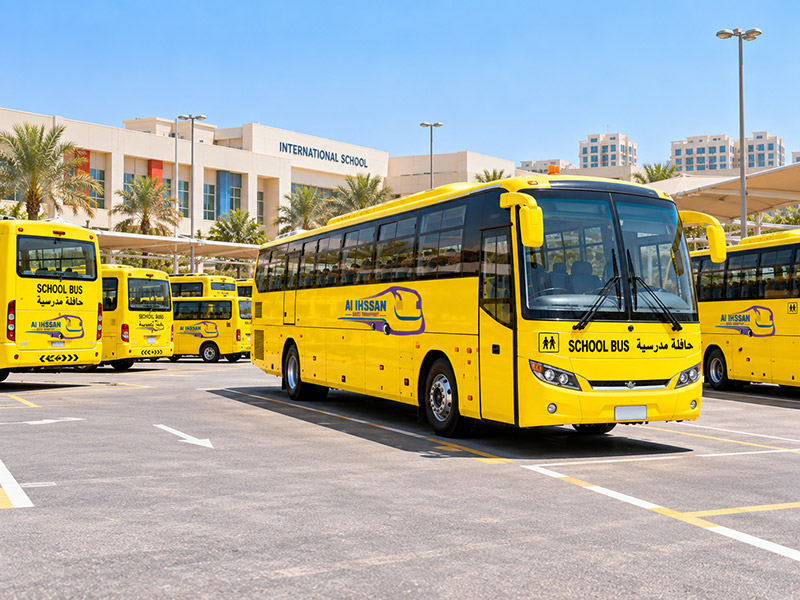 Fleet of 84 seater school buses