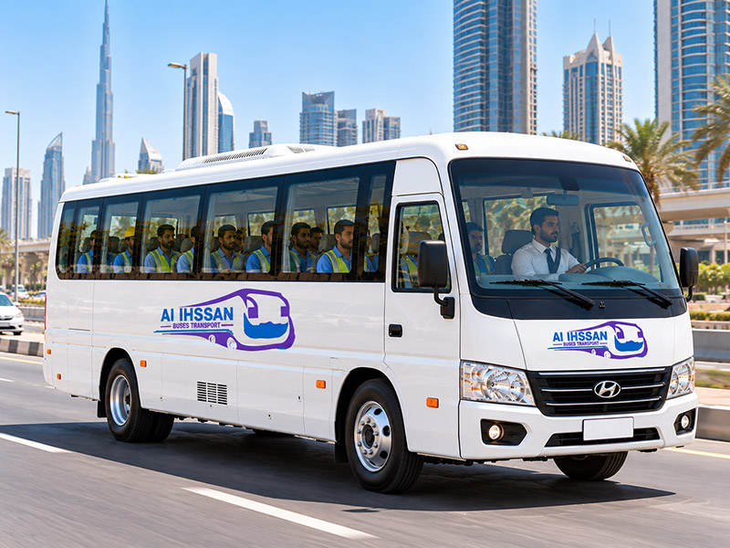 Hyundai 26 seater minibus in Dubai